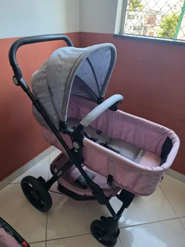 Cosco Kids, Travel System Poppy Duo, Rosa Mescla