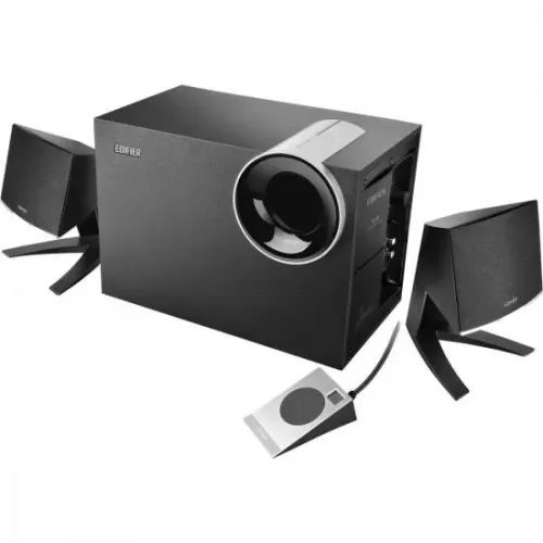 Caixa Multimídia 2.1 com Subwoofer 30W M1386B Preto/Prata EDIFIER