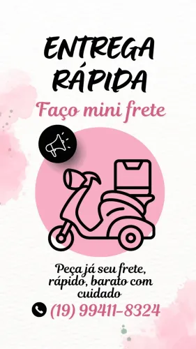 Entregadora de mini frete