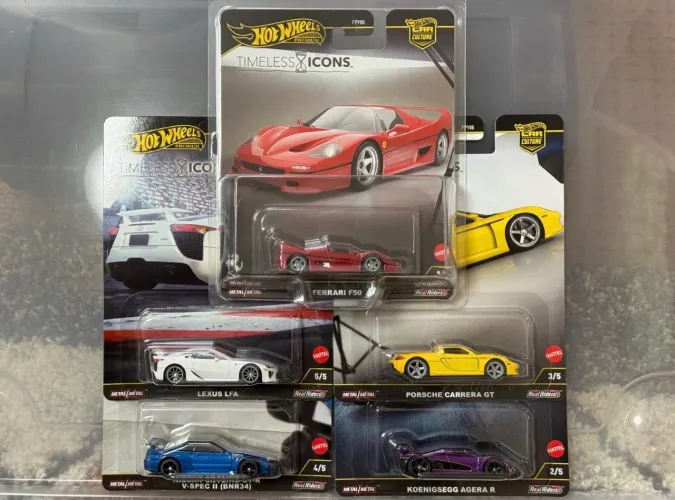 Hot Wheels Timeless Icons Set Completo