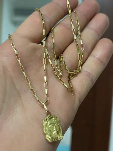 Cordão em ouro 18k - Oportunidade - Avalio trocas e cartão até 18x