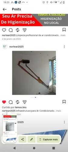 Instalação de ar condicionado