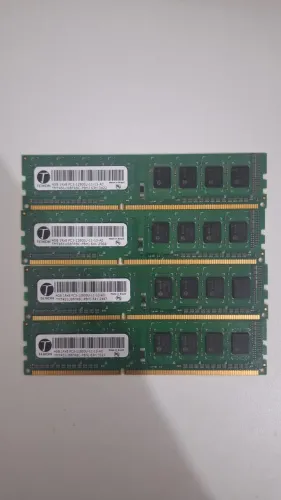 4x Memória RAM DDR3 4GB 1600MHz Teikon 16GB