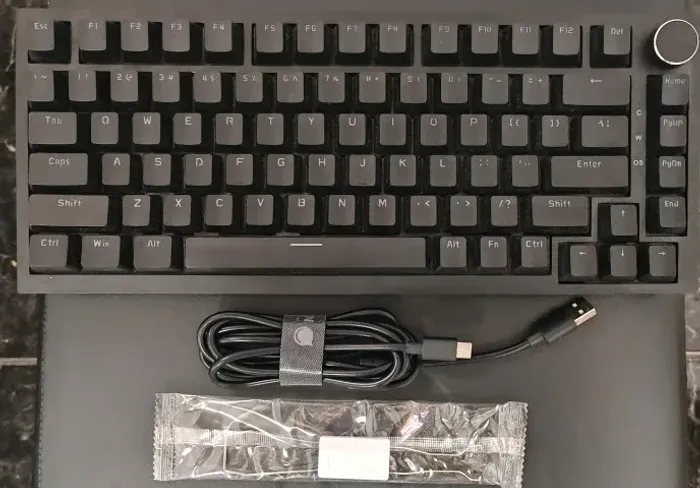 Teclado Mecânico Ajazz Ak820 75% Com Fio Red Switch Us Layout