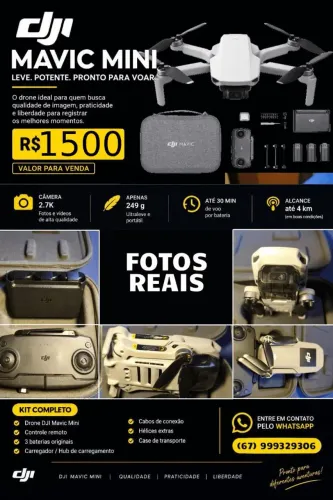 Drone dji Mavic mini fly more combo (negociável para sair logo)