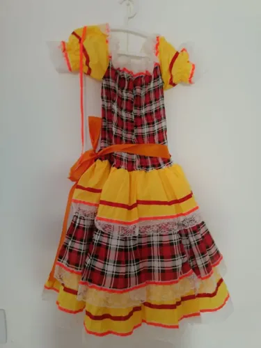 VESTIDO INFANTIL JUNINO 