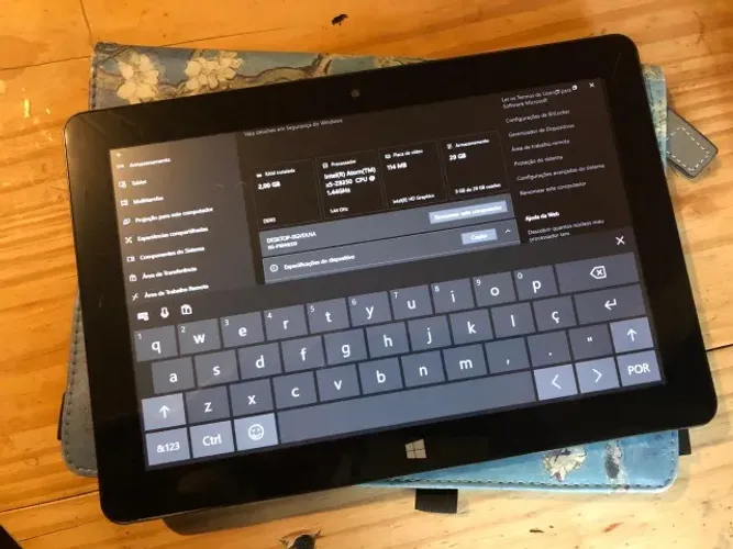 Tablet Insignia 10.1" - Windows 10, Atom x5-Z8350 Quad-Core, 2GB RAM, 32GB (SD até 128GB)