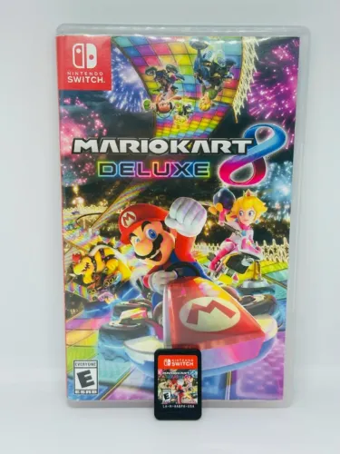 MARIO KART DELUXE 8 Jogo Nintendo Switch - JOGO ORIGINAL EM PERFEITO ESTADOMARIO KART DEL