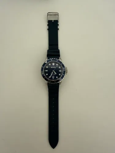 Relógio Hugo Boss Troper Sport Masculino em Borracha Azul
