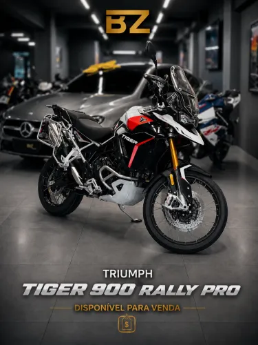 TRIUMPH TIGER 900 RALLY PRO - Baixo Km - Impecável 