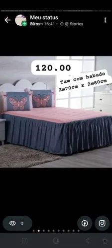 Colcha  casal  com Fronhas  borboleta ? 