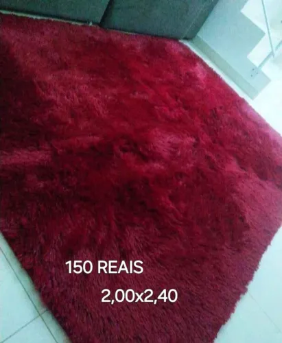 2,00x2,40 TAPETE VERMELHO BORDO ÚLTIMAS PEÇAS NOVOS LIQUIDAÇÃO DE ESTOQUE