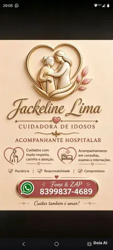 CUIDADORA DE IDOSOS
