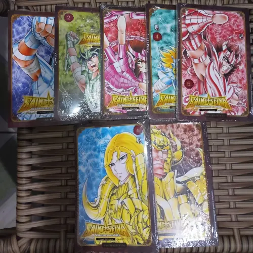 Mangá Cavaleiros do Zodíaco final edition 1 ao 7
