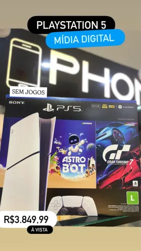 PS5 sem mídia digital