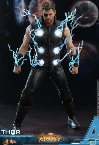 Action Figure Thor Guerra Infinita Hot Toys - Marvel Vingadores trovão