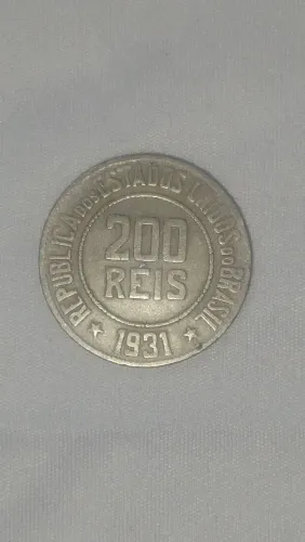 200 Réis 1931 - Moedas Antigas