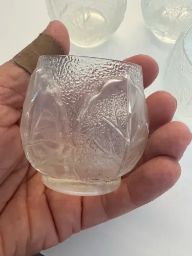 Copo de cristal francês da marca larique