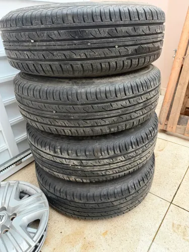4 Rodas completas 5x110 225/70/16 pneus dunlop zero