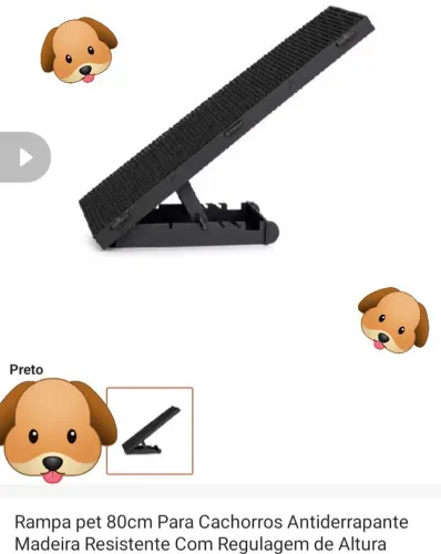 Vende se rampa p cachorro. Comprei e não se adaptaram. R$ 50,00