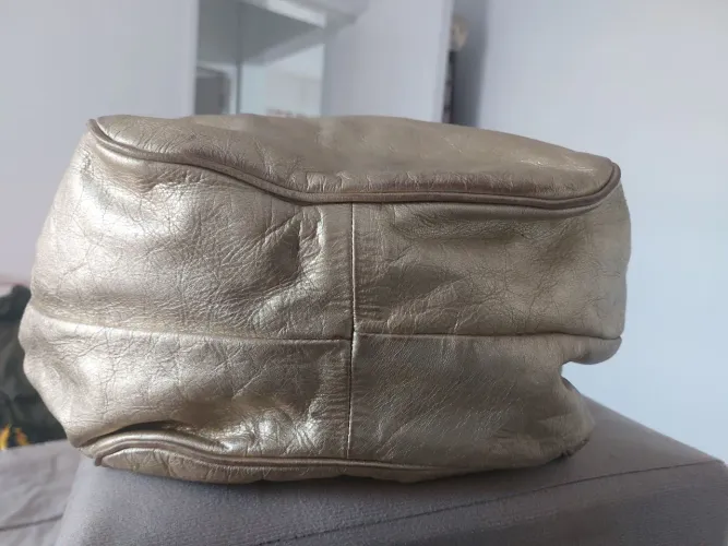 Bolsa dourada empório naka