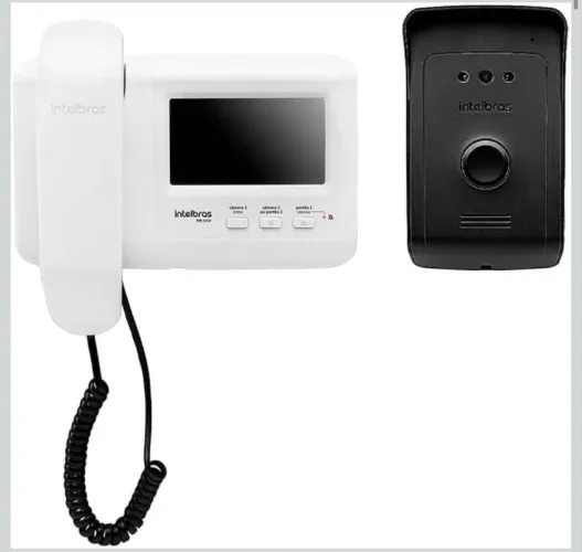 Vídeo Porteiro com Monofone e Visão Noturna IVR 1010 Branco Intelbras