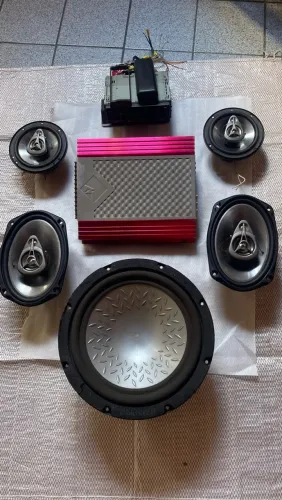 Kit Som Completo Anos 90 Pioneer Fosgate !! Old 
