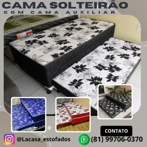CAMA BOX - COM AUXILIAR 