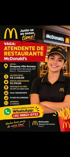 Atendente de restaurante