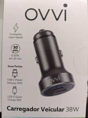 Carregador veicular original vivo