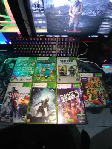 Kit 7 jogos de xbox 360 original por um valor pequeno