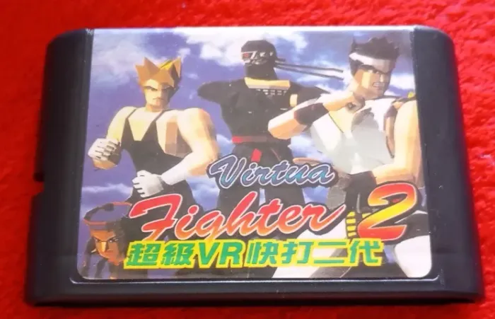 Cartucho Mega Drive Virtua Fighter 2 Paralelo