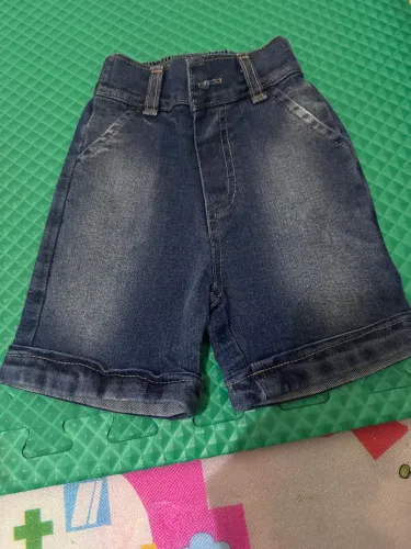 Bermuda jeans TAM G - 12 meses