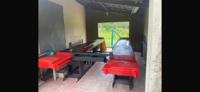 Rampa para alinhamento pneumática