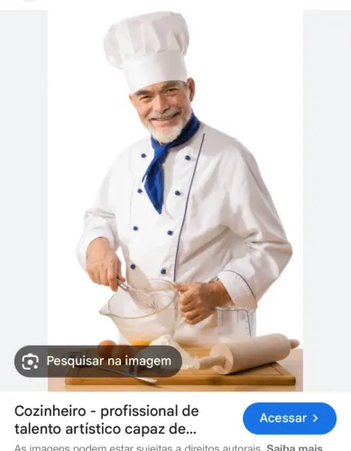 Cozinheiro com experiência 