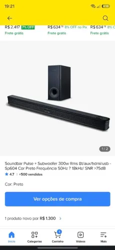 Soundbar 300w