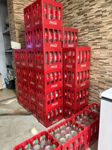 Caixas de coca retornável CASCO VAZIO