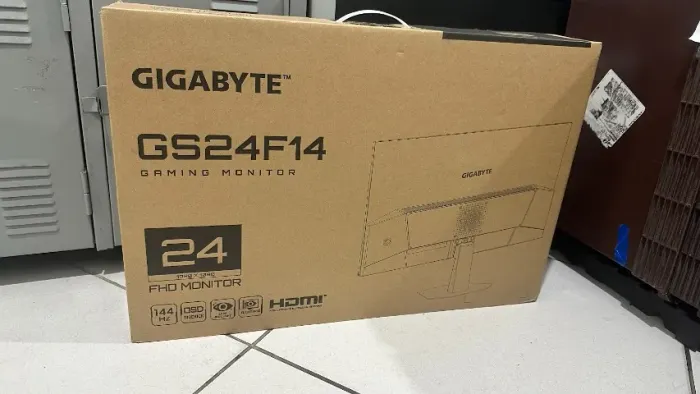 MONITOR GAMER GIGABYTE GS24F14, 23.8 POL, IPS, FHD, 1MS, 144HZ (Lacrado + Garantia)