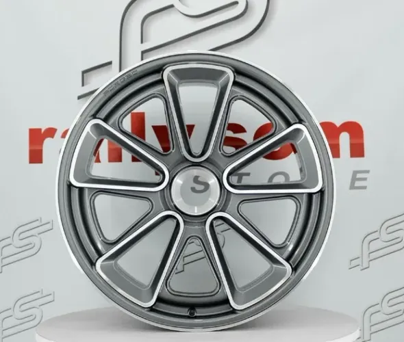 Jogo de Roda Forged P/ 911 Turbo S Grafite Diamantado Center Lock - 20x9 e 21x12 