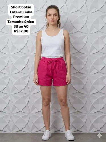 Short feminino linha premium 