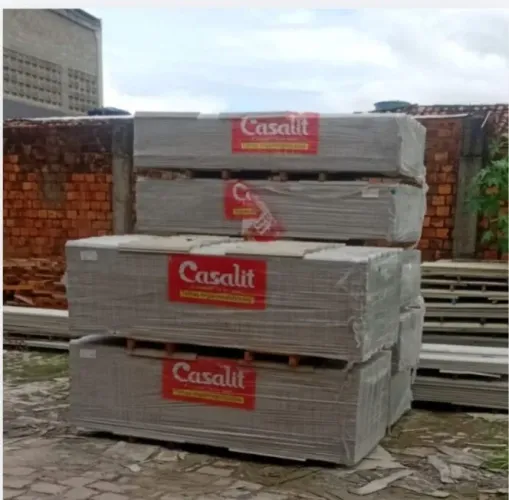 Telhas de Fibrocimento impermealizada casalit 2.44x1.10 5mm 