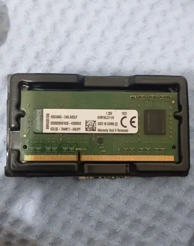 Memória RAM Kingston ddr3 de Notebook 4gb 1600mhz
