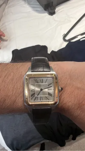 Cartier Santos Dumont 2025 Aço e Ouro