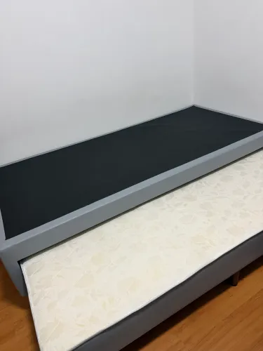 Cama de Solteiro com Cama Auxiliar Box