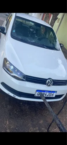 Parachoque gol g6 branco completo 