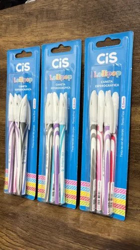CANETA ESFEROGRÁFICA 0.5mm - CIS