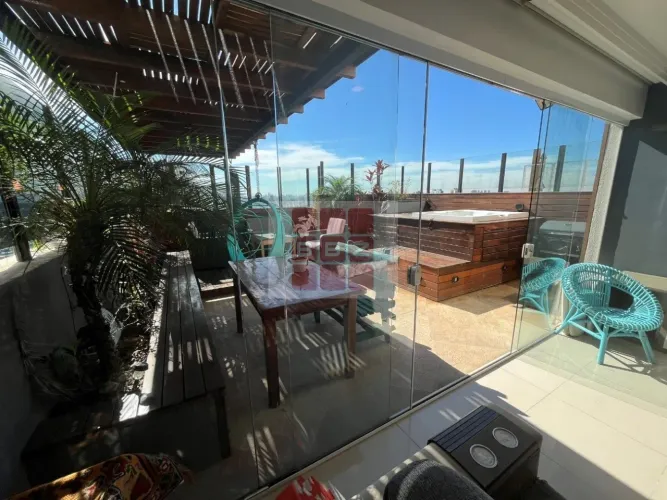 Cobertura de luxo para locação no Butantã, São Paulo-SP: 3 quartos, 3 suítes, 4 banheiros,