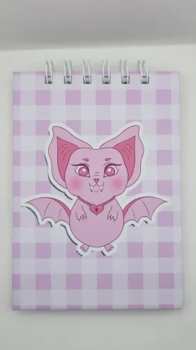 Bloco de Anotações 2 em 1 páginas decoradas