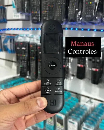 Controle de Ar condicionado Electrolux Preto Color Adapt 