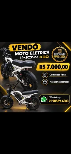 Vendo bike elétrica modelo Inow x 30 